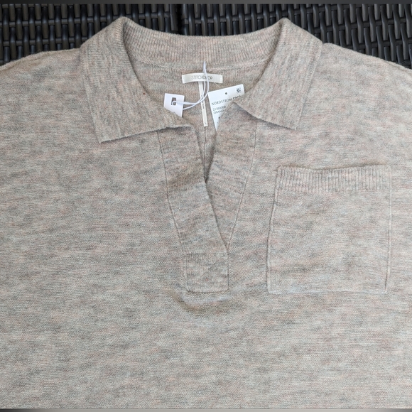 NWT Nordstrom Rack StitchDrop Shin Length Grey W/Subtle Pink Hues Sweater Dress - Picture 8 of 10